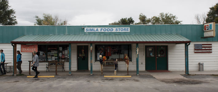 The Simla food store.